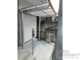 のサイクルポート・駐輪場 ネスカFミニ (フラットスタイル) 積雪〜20cm対応 施工例