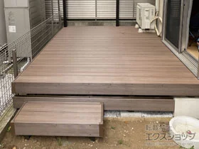 神奈川県横浜市のLIXIL(リクシル)ウッドデッキ施工例(樹ら楽