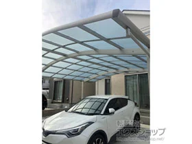 YKKAPのカーポート レイナツインポートグラン　積雪～20cm対応 施工例