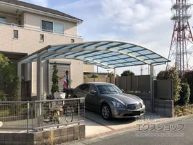 YKKAPのカーポート レイナツインポートグラン　積雪～20cm対応 施工例
