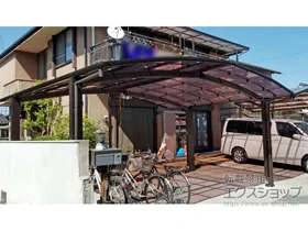 YKKAPのカーポート レイナポートグラン　積雪～20cm対応 施工例