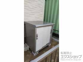 の物置・屋外倉庫 エスモ 一般型 1050×750×1101 ESE-1007Y-PW 施工例