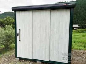 ヨドコウの物置 エルモ 積雪型 2220×1520×2120(LMDS-2215)Colemanモデル※オープン価格 LMDS-2215 Colemanモデル 施工例