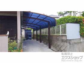 のカーポート プレシオスポート アルファ 縦連棟 積雪〜20cm対応 施工例