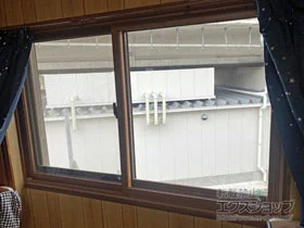 LIXIL リクシル(トステム)の内窓（二重窓・二重サッシ） インプラス 引違い窓 変則2枚建 施工例