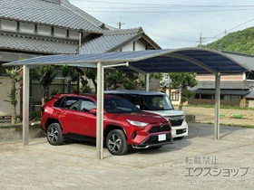 YKKAPのカーポート レイナツインポートグラン　積雪～20cm対応 施工例