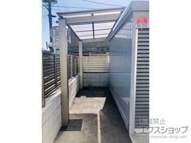 のテラス屋根 フーゴF 独立テラスタイプ 単体 積雪〜20cm対応 施工例