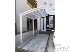 のサイクルポート・駐輪場 ネスカRミニ (ラウンドスタイル) 積雪〜20cm対応 施工例