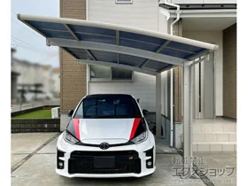 YKKAPのカーポート レイナポートグラン　積雪～20cm対応 施工例