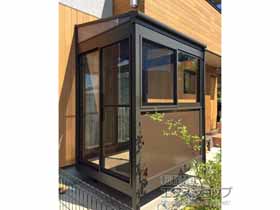 のテラス囲い・サンルーム サニージュ F型 床納まり ランマ付 積雪〜20cm対応 施工例