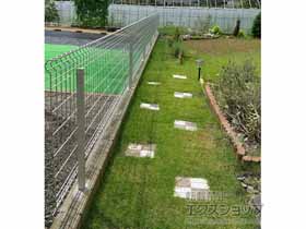 のフェンス・柵 ユメッシュHR型 フリー支柱タイプ 施工例