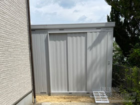 の物置・屋外倉庫 ネクスタ大型 一般型（NXN-118H） NXN-118H-MG 施工例