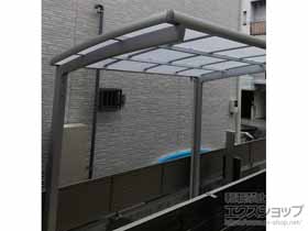 のサイクルポート・駐輪場 ネスカRミニ (ラウンドスタイル) 積雪〜20cm対応 施工例