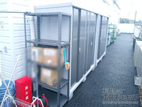 の物置・屋外倉庫 シンプリー 一般型 2160×905×1903 MJX-219E-PG 施工例