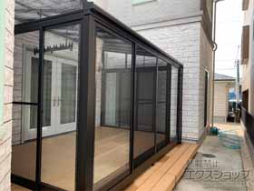 のテラス囲い・サンルーム サニージュ R型 床納まり ランマ無 積雪〜20cm対応 施工例