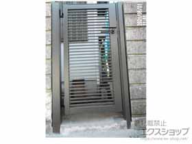 の門扉 開き門扉AB YR2型 片開き　柱使用 施工例