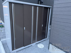の物置・屋外倉庫 シンプリー 一般型 2160×905×1903 MJX-219E-P-TB 施工例