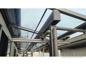 のバルコニー・ベランダ屋根 スピーネ F型 屋根タイプ 単体 積雪〜20cm対応 施工例