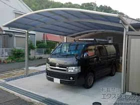 YKKAPのカーポート レイナツインポートグラン　積雪～20cm対応 施工例