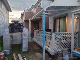 のテラス囲い・サンルーム ソラリアテラス囲い F型 床納まり ランマなし ノーマルタイプ 積雪〜20ｃｍ対応 施工例