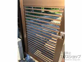 の門扉 プレシオス門扉 横格子 片開き 施工例