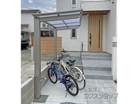 のフェンス・柵 フーゴF 独立テラスタイプ 単体 積雪〜20cm対応 施工例