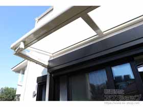 のテラス屋根 スピーネ F型 ルーフタイプ 単体 積雪〜20cm対応 施工例
