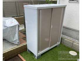 の物置・屋外倉庫 シンプリー 一般型 1320×615×1603 MJX-136DP-AR 施工例