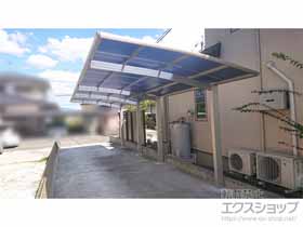 のカーポート プレシオスポート 縦連棟 積雪〜20cm対応 施工例