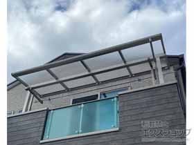 のバルコニー・ベランダ屋根 ソラリア F型 屋根タイプ 単体 積雪〜20cm対応 施工例