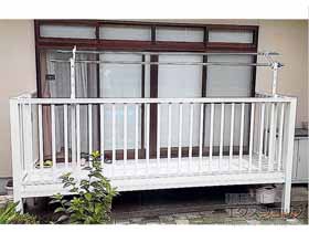 のバルコニー ビューステージFスタイル 単体 庭置き式 施工例