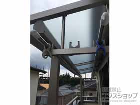 のバルコニー・ベランダ屋根 ソラリア F型 屋根タイプ 単体 積雪〜20cm対応 施工例