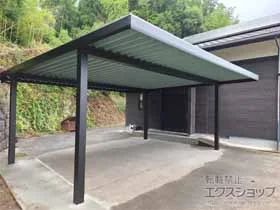 大分県 幅(6,000mm～)のカーポートの施工例一覧(奥行(5,000mm