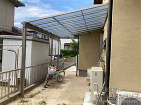 のテラス屋根 スピーネ F型 テラスタイプ 単体 積雪〜20cm対応 施工例