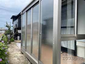 のテラス囲い・サンルーム ソラリアテラス囲い F型 床納まり ランマなし ノーマルタイプ 積雪〜20cm対応 施工例