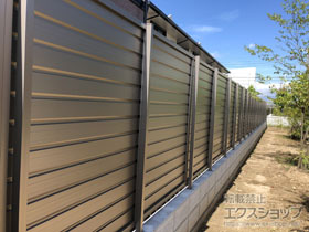フェンスab Ym1型 横目隠し1 Lixil フェンス 柵ならエクスショップ