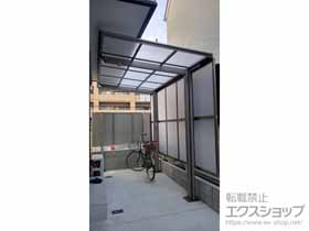 のテラス屋根 フーゴF 独立テラスタイプ 単体 積雪〜20cm対応＋サイドパネル 施工例