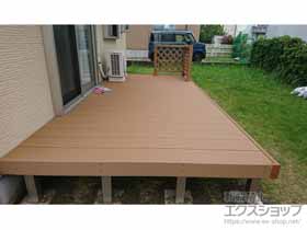 のウッドデッキ リウッドデッキ 200+リウッドデッキフェンス2型 施工例