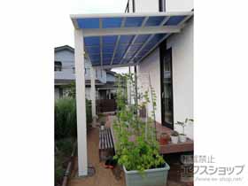 のテラス屋根 レセパ Lタイプ 独立タイプ 積雪〜20cm対応+隙間ふさぎ材 施工例