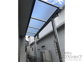 のテラス屋根 ソラリア F型 テラスタイプ 単体 積雪〜20cm対応 施工例