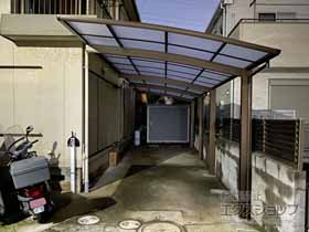 のカーポート プレシオスポート 縦連棟 積雪〜20cm対応 施工例