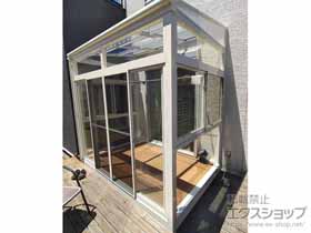 のテラス囲い・サンルーム サニージュ F型 床納まり ランマ付 積雪〜20cm対応 施工例