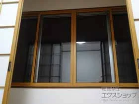 LIXIL リクシル(トステム)の内窓（二重窓・二重サッシ） インプラス 引違い窓 4枚建 施工例