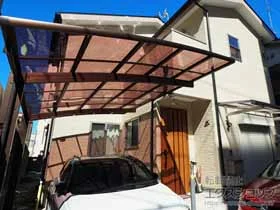 YKKAPのカーポート レイナポートグラン　積雪～20cm対応 施工例