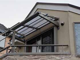 のバルコニー・ベランダ屋根 スピーネ F型 ルーフタイプ 単体 積雪〜20cm対応 施工例