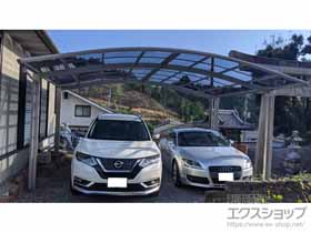 のカーポート プレシオスポート ワイド 積雪〜20cm対応 施工例