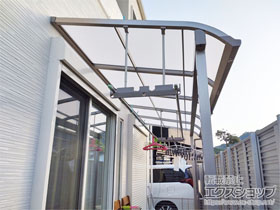 のテラス屋根 スピーネ R型 テラスタイプ 単体 積雪〜20cm対応 施工例