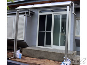 のテラス屋根 ソラリア R型 テラスタイプ 単体 積雪〜20cm対応 施工例
