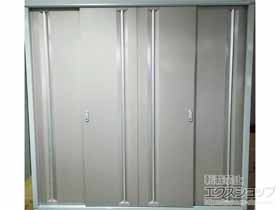 の物置・屋外倉庫 シンプリー 一般型 1940×755×1903 MJX-197E-AR 施工例