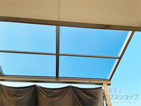 のテラス屋根 ソラリア F型 テラスタイプ 単体 積雪〜20cm対応 施工例